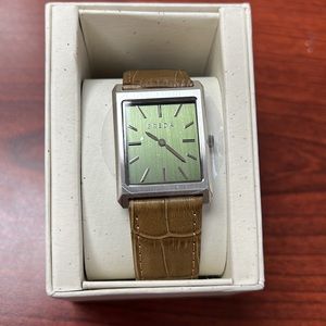 Breda men’s tank style watch